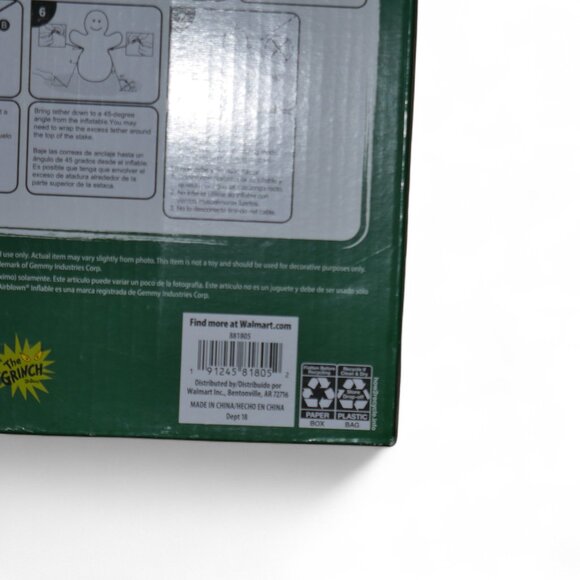 The Grinch Cindy Lou Who Life Size' Airblown Inflatable Christmas Decor Gemmy‎ - Picture 7 of 7